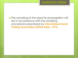 Ista Sampling Detection methodology used for quarantine object in import and export ...