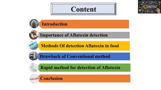 Detection Of Aflatoxin pptx