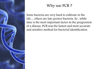 Diagnosis- Detection of bacterial infection using methods other than (2 ...