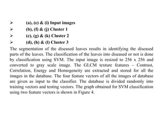 Detection of leaf diseases and classification using digital image ...