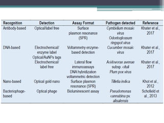 Detection of plant Pathogens | PPTX