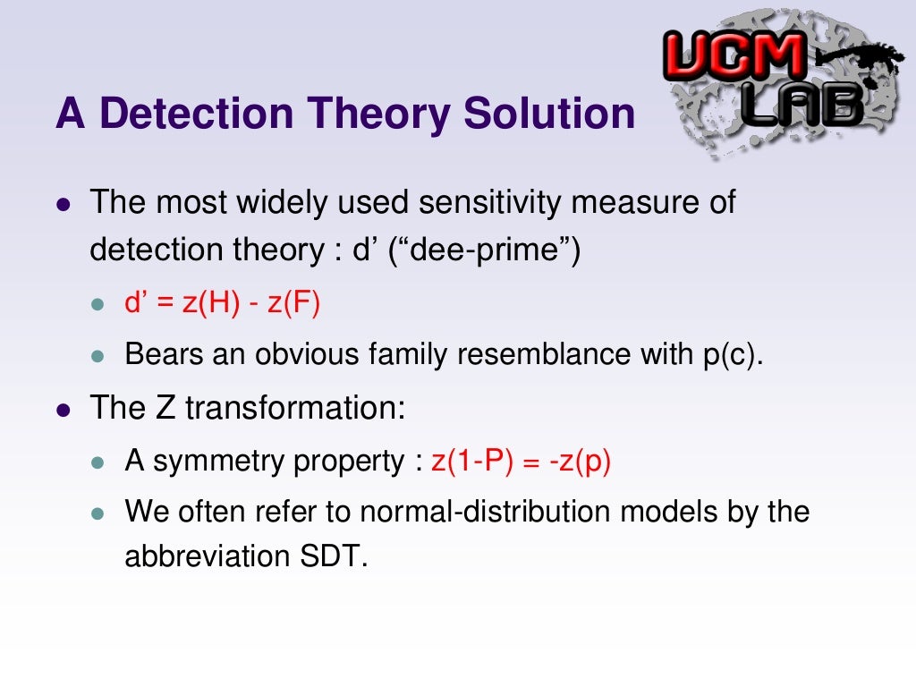 DETECTION THEORY CHAPTER 1