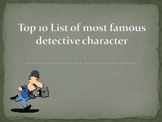 Top 10 Detectives Privados | PPT