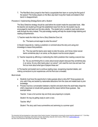 Detective comprehension | PDF | Educational Assessment | Education