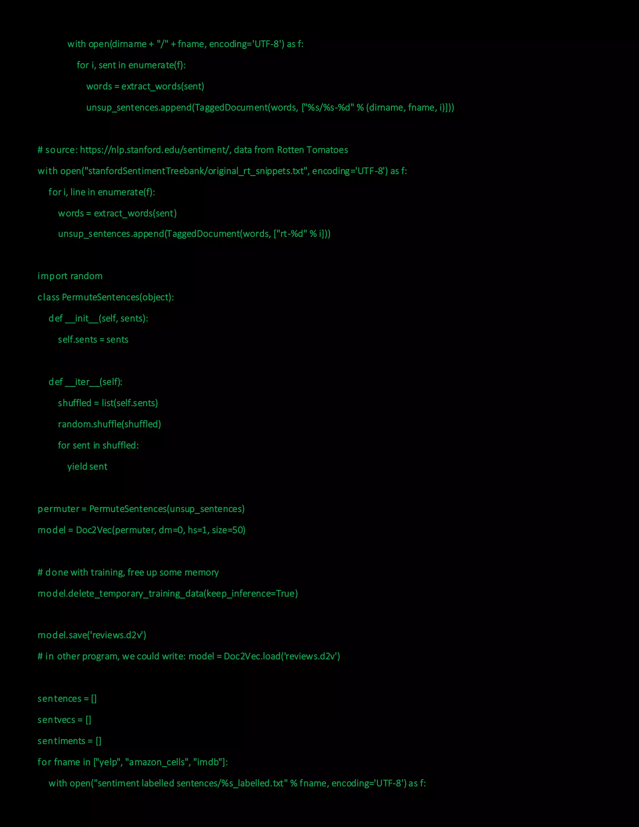Detect Negative and Positive sentiment in user reviews using python ...