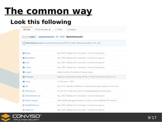 9/ 17
®
The common way
Look this following
 