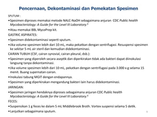 Deteksi mikobakterium menggunakan manual mgit dan bactectm mgittm 960 ...