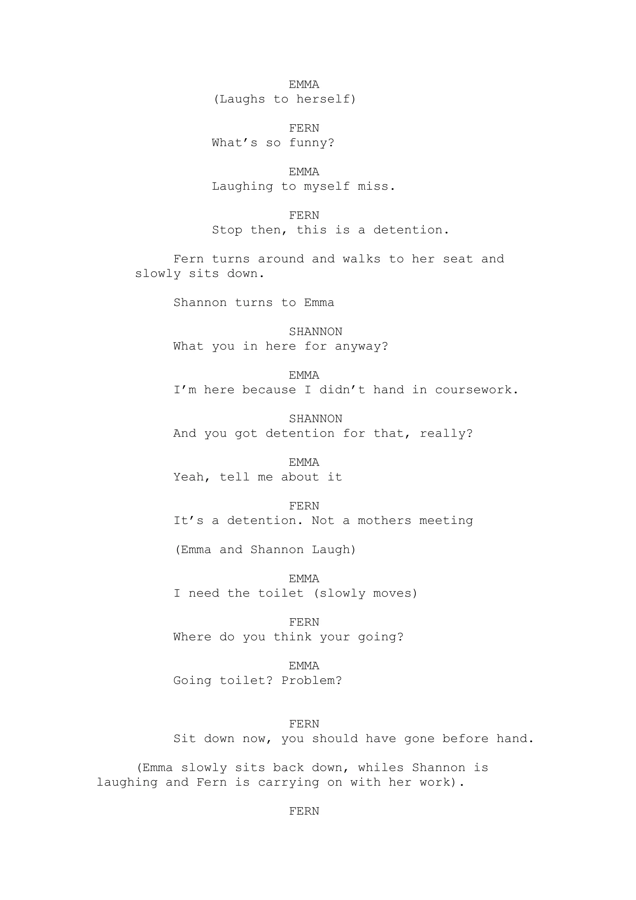 Detention | DOCX | Education