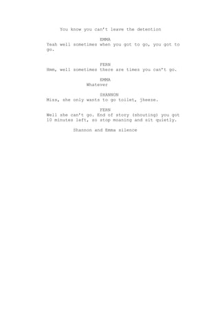 Detention | DOCX | Education