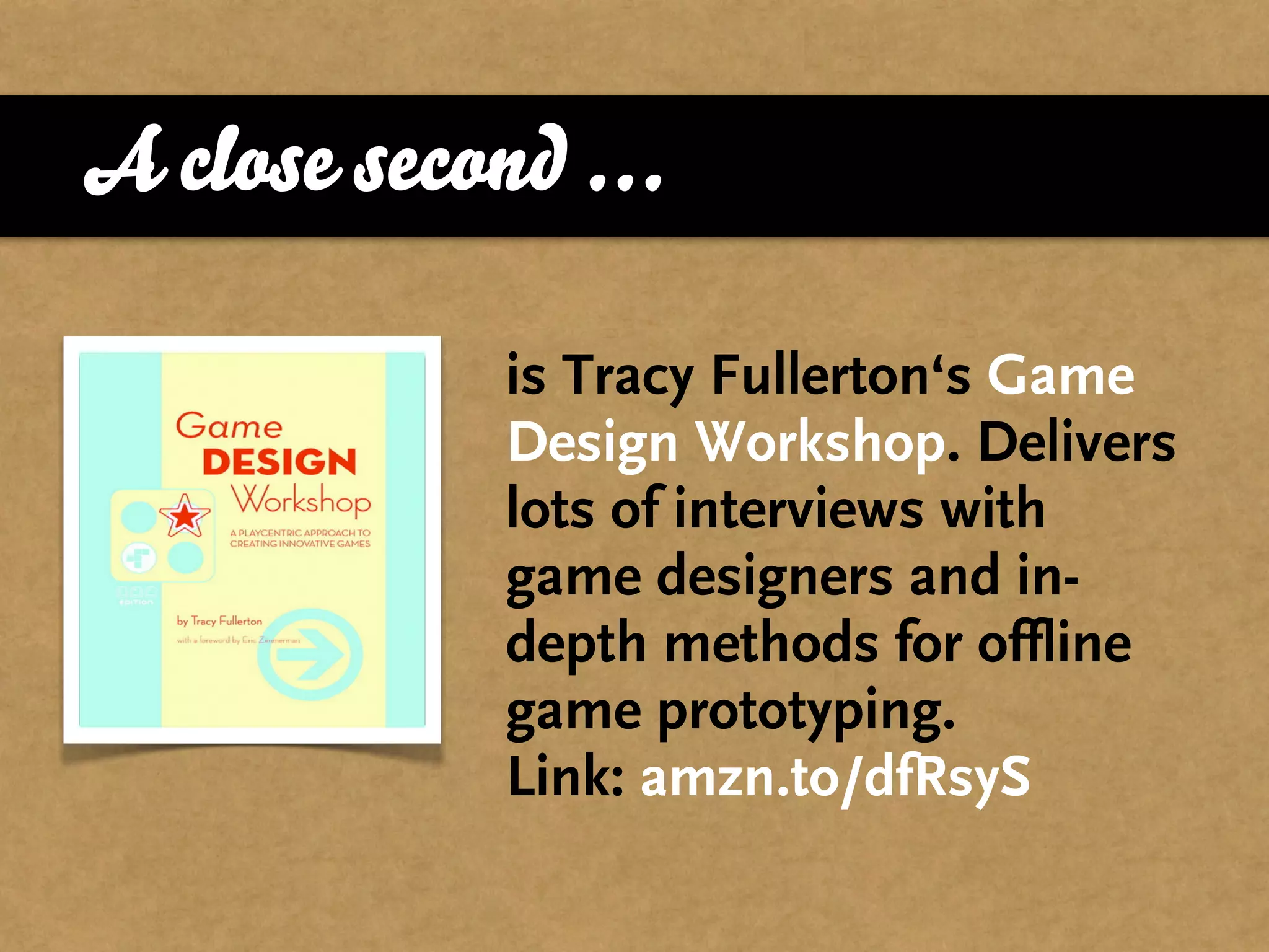 A close second ...

             is Tracy Fullerton‘s Game
             Design Workshop. Delivers
             lots of interviews with
             game designers and in-
             depth methods for offline
             game prototyping.
             Link: amzn.to/dfRsyS
 