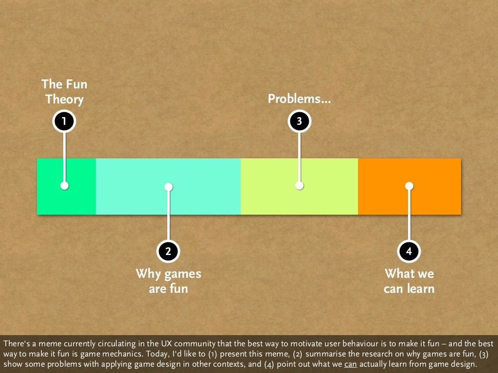 The Fun Theory Problems... 1