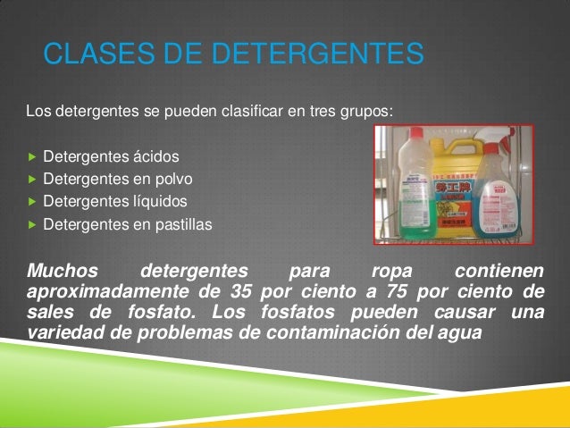Detergentes