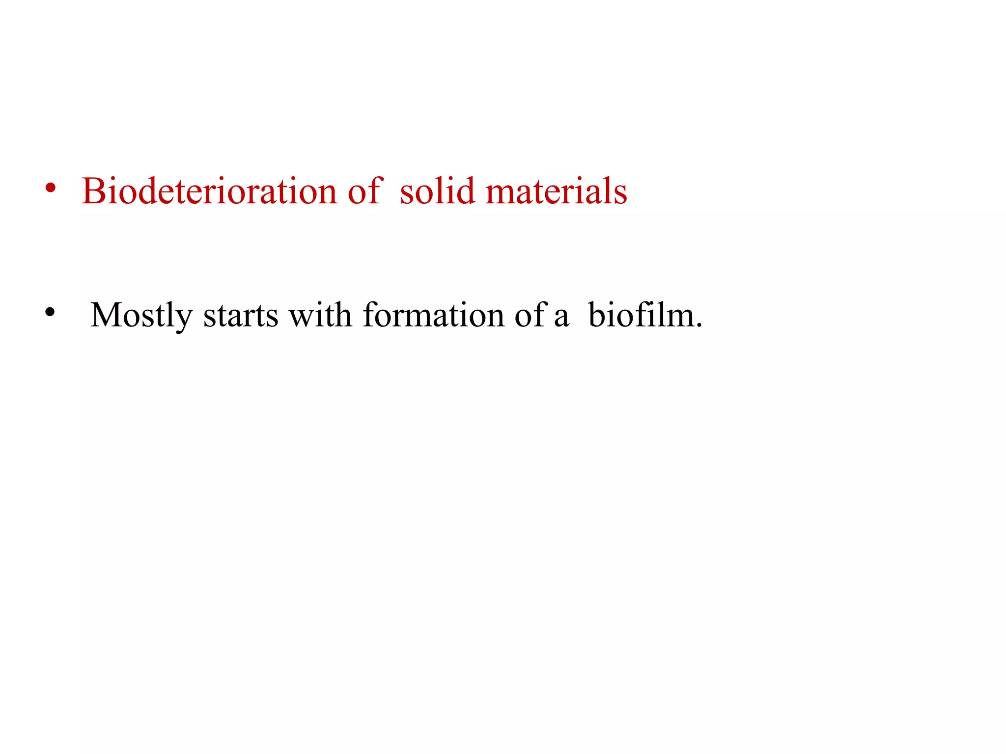 BIODETERIORATION | PPT