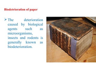 BIODETERIORATION | PPT