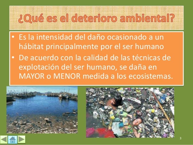 Deterioro ambiental 1