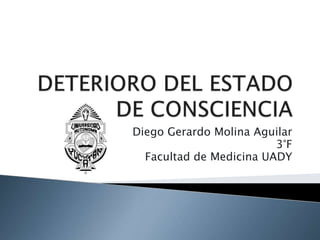 Diego Gerardo Molina Aguilar 
3°F 
Facultad de Medicina UADY 
 