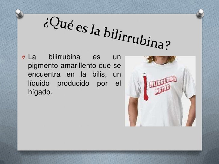 Determinación de bilirrubina