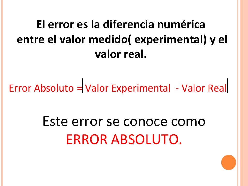 Determinación de errores en Química Determinación de errores en Química