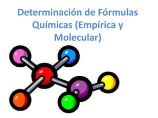 Determinación de Fórmulas
   Químicas (Empírica y
       Molecular)
 