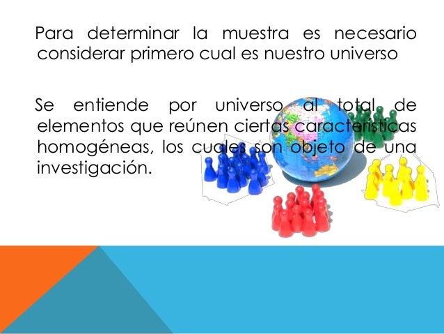 Determinación de la muestra