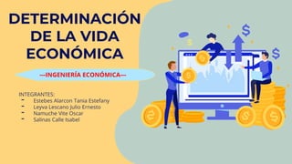 DETERMINACIÓN DE LA VIDA ECONÓMICA .pptx
