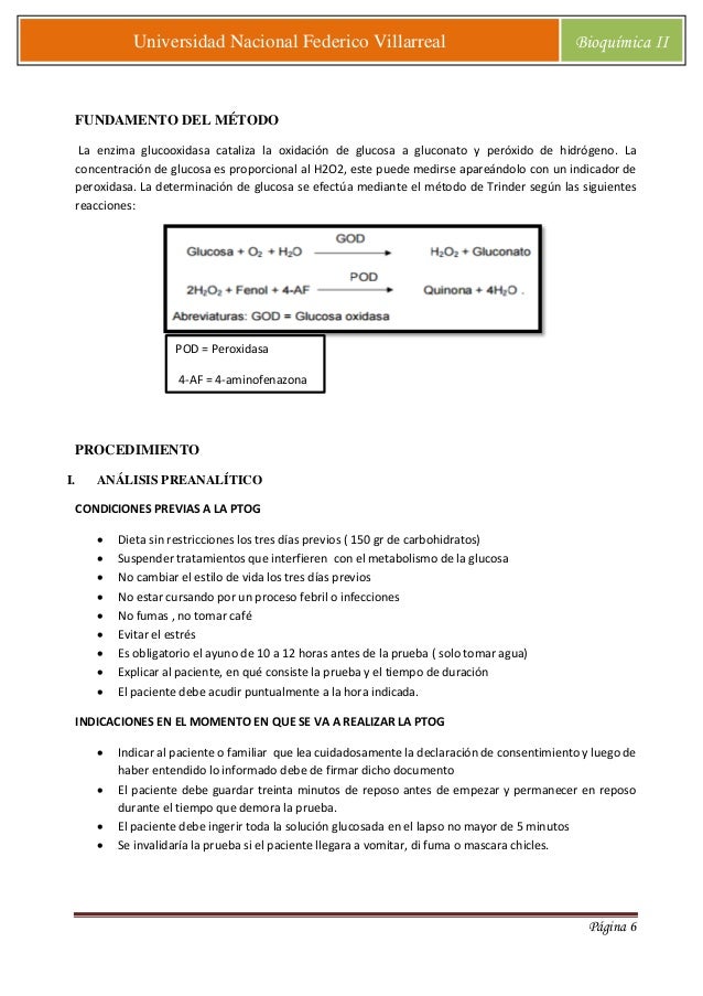 Determinacion de glucosa basal y posprandial Determinacion de glucosa basal y posprandial