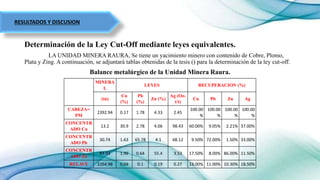 DETERMINACION LEY CUT OFF DE RAURA final m (1).pptx