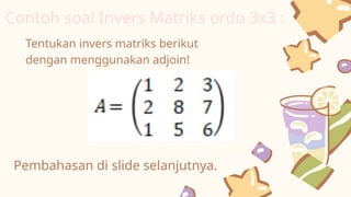 Determinan & Invers Matriks. Kelompok 2, XI F-3.pptx
