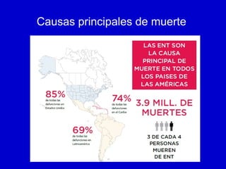 Causas principales de muerte
 