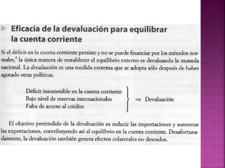 Determinantes tipos de cambios