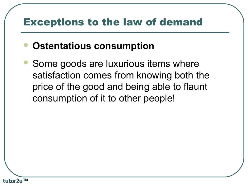 AS Micro Determinants of Demand