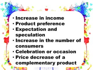 determinants of demand | ppt Images High Quality Grahic Determinants of demand | PPTX