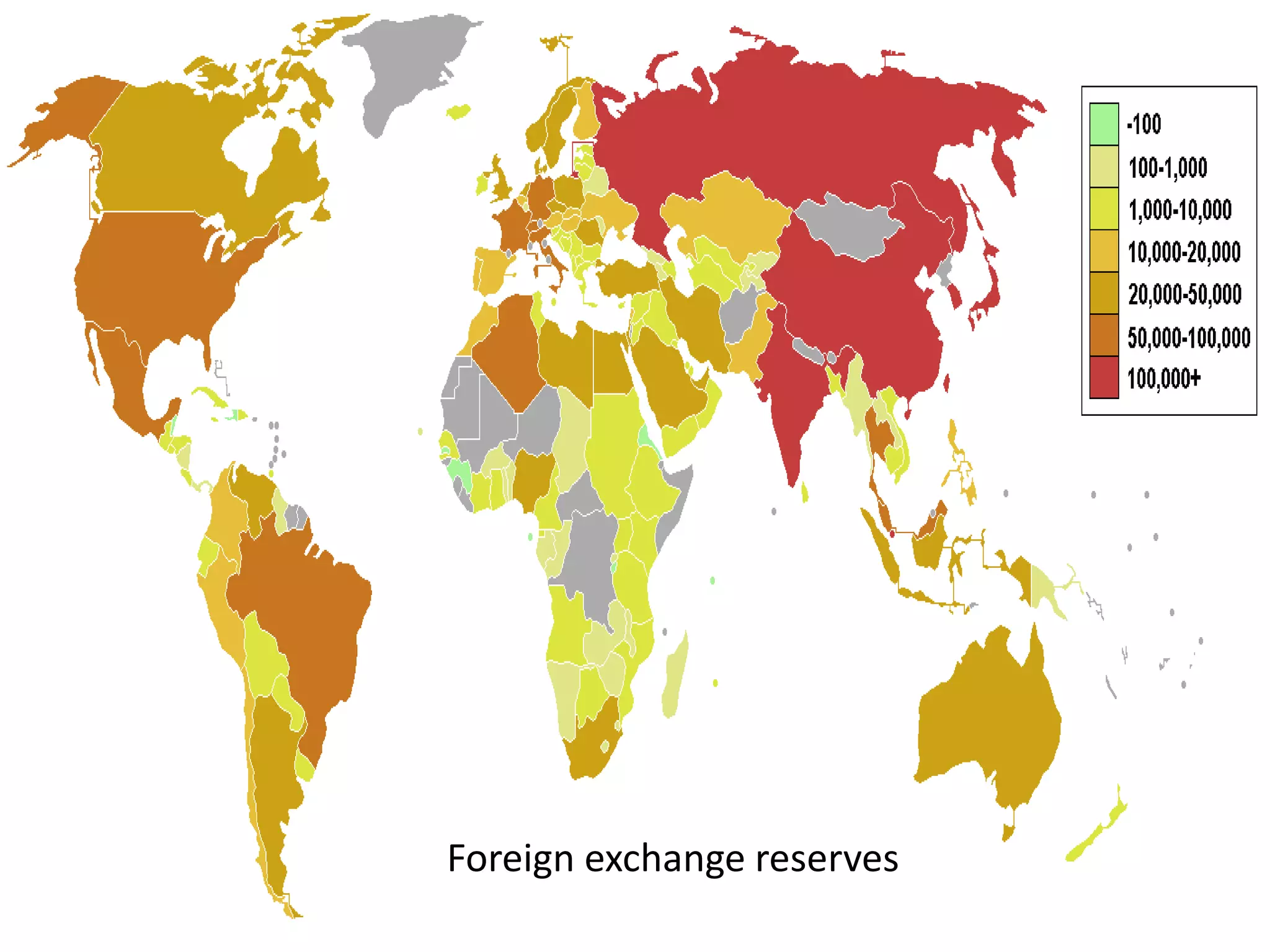 Foreign exchange reserves
 