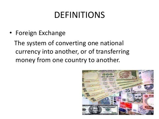 Determinants of forex