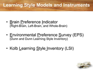 Determinants of learning | PPTX