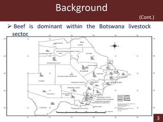 Determinants of profit efficiency among smallholder beef producers in Botswana