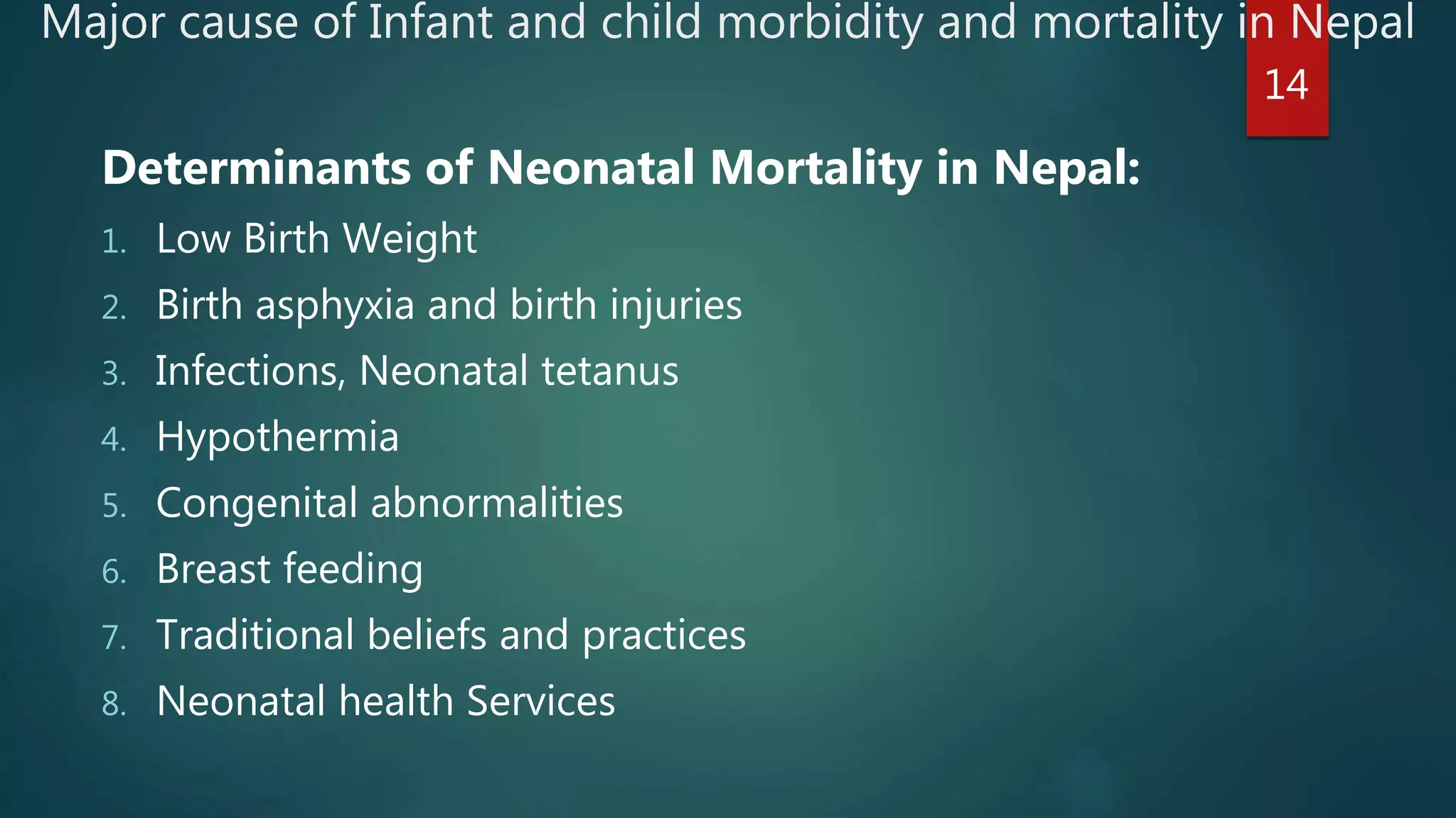 Determinants of under five children morbidity and mortality | PPTX