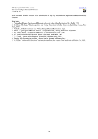Determinants of voting behaviour in india | PDF