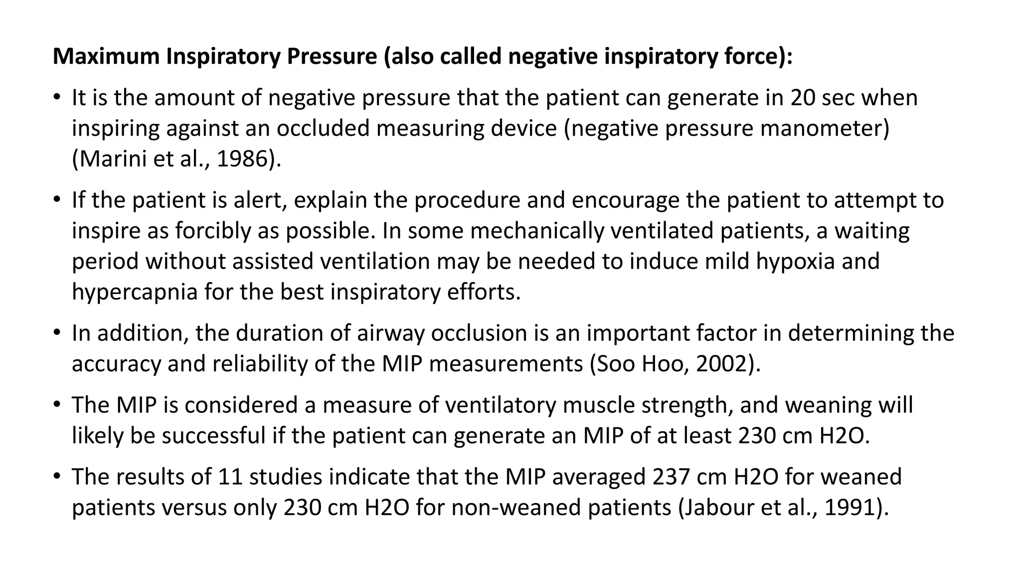 Determinants of weaning from mechanical ventilation | PPTX | Lung and ...