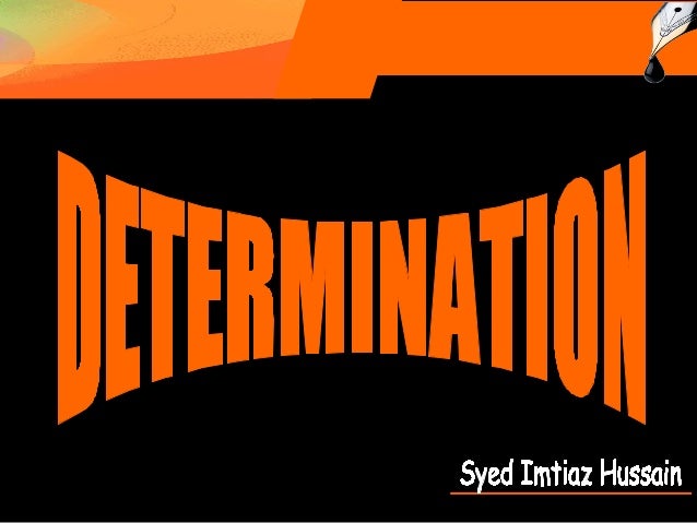 determination whats powerpoint