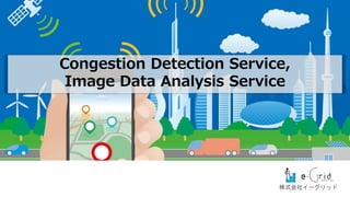 株式会社イーグリッド
Congestion Detection Service,
Image Data Analysis Service
 