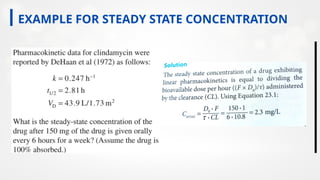 Determination of dose and its dosing interval | PPTX