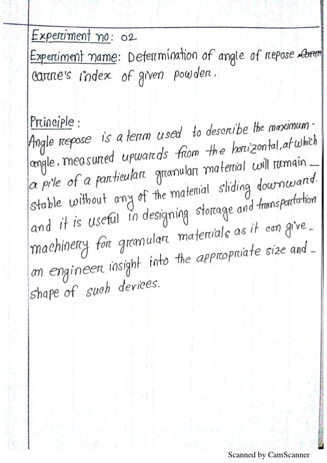 Determination Of Friability Of Tablet And Determination Of Angle Of R