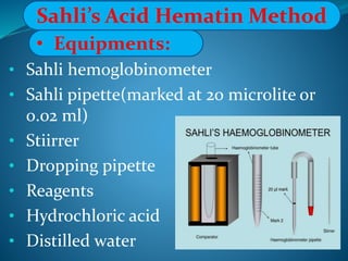 Determination of HB by Sher M & Winhayal.pptx