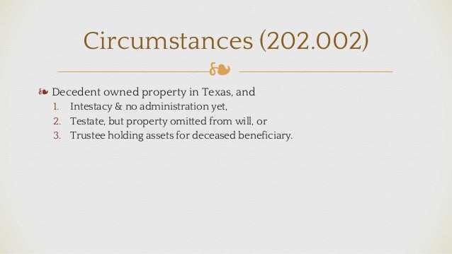 Texas Laws Of Intestacy Chart