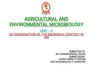 Determination of microbial content in air - Jahnvi Arora (11228108) mmdu , mullana.pdf