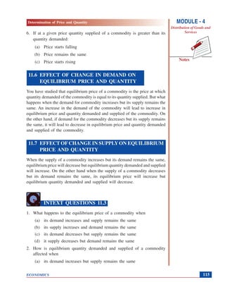 price determination and simple applications | pptx... Determination of price and quantity | PDF