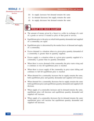 price determination and simple applications | pptx... Determination of price and quantity | PDF
