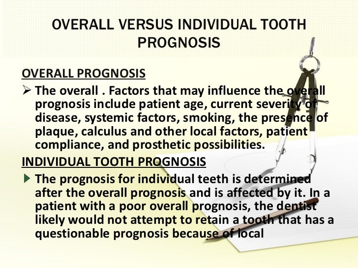 Determination of prognosis