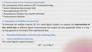 Kf Calculation Determination of stability constant.pptx